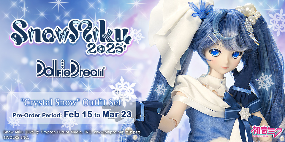 Snow Miku 2025 Special Pre-Order Crystal Snow Outfit Set