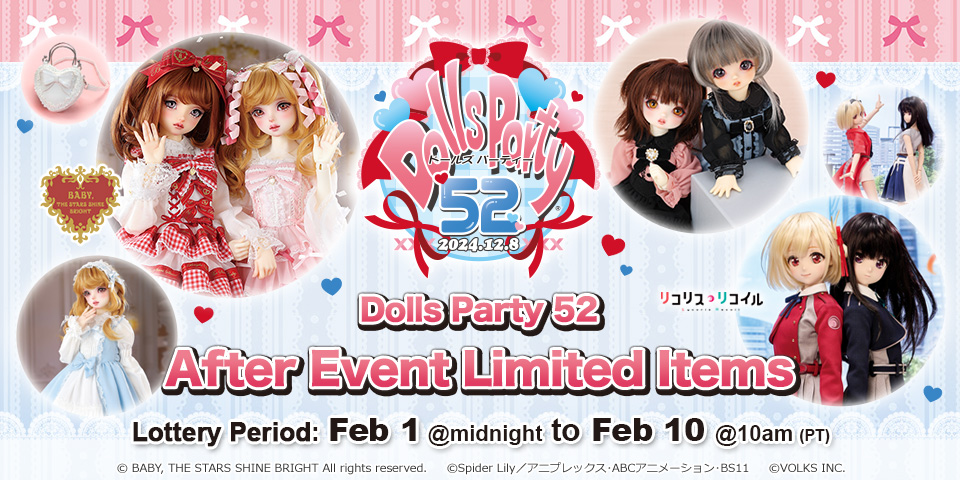 Dolls Party 52 After Event Limited Items