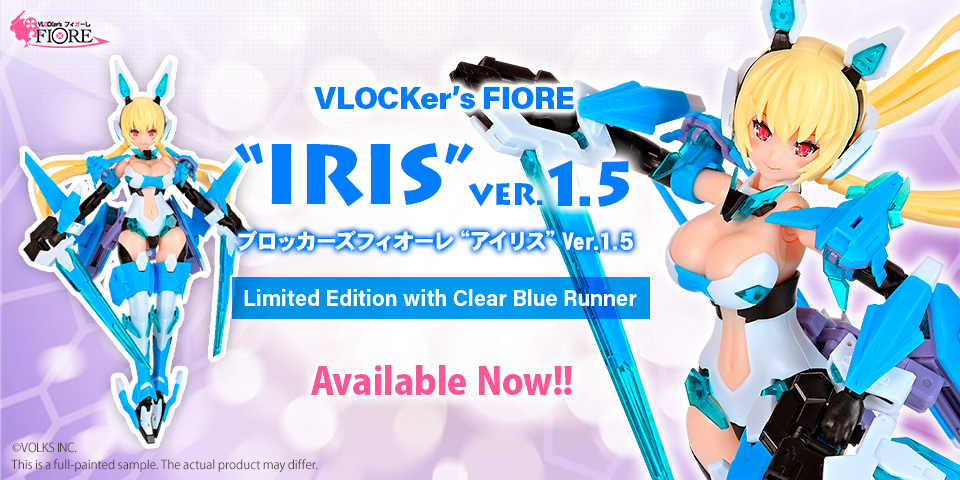 VLOCKer's FIORE IRIS Ver.1.5 (Limited Edition Ver. with ClearBlue Parts)