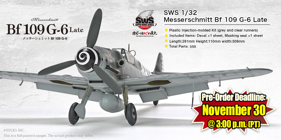 SWS 1/32 Messerschmitt Bf 109 G-6 Late