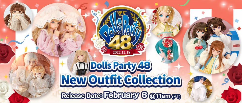 Dolls Party 48 New Outfit Collection