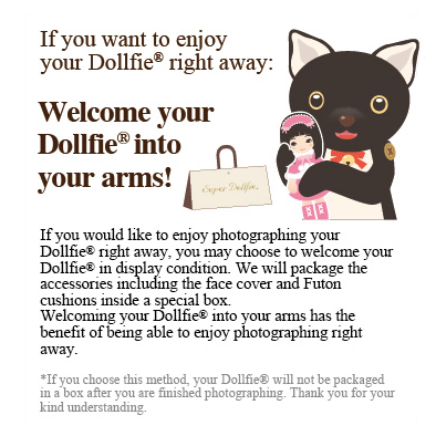 Welcome your Dollfie into your arms