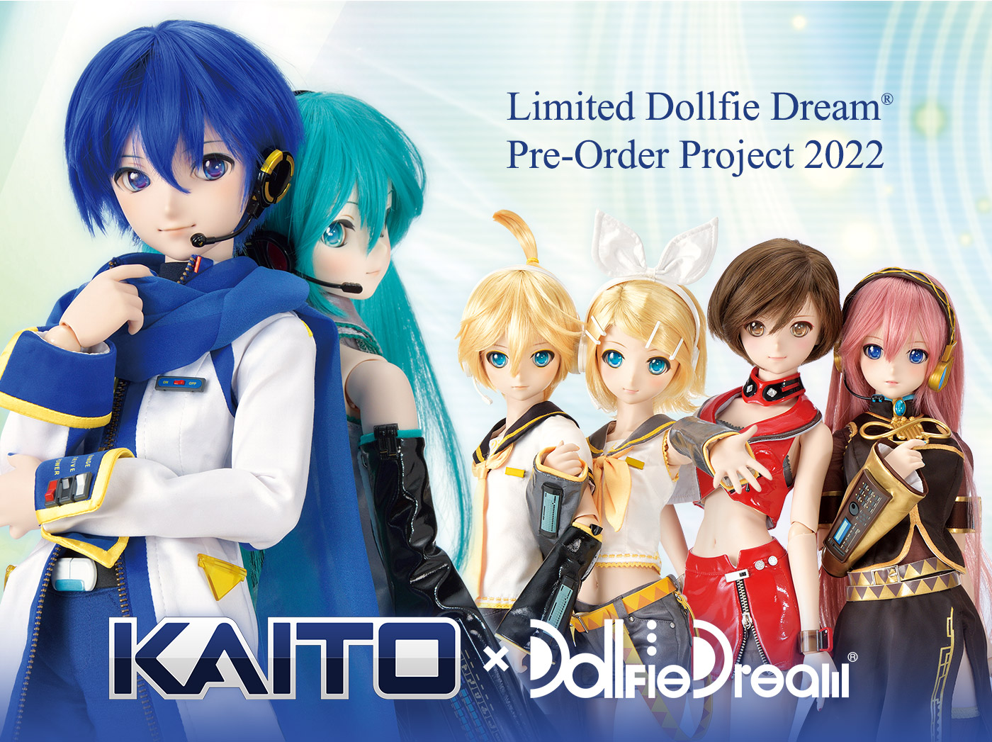 Limited DD Pre order Project 2022 KAITO x Dollfie Dream VOLKS INC