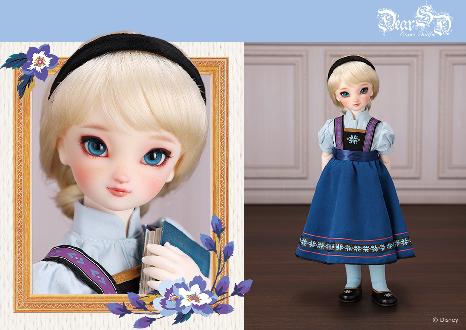 Frozen Elsa, from Disney Dear Super Dollfie Collection
